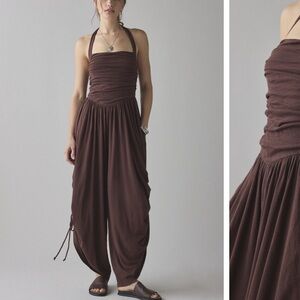 Out From Under Sunkissed Ruched Barrel
Leg Jumpsuit